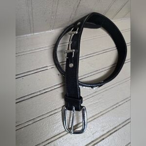 Tory English Bridle Leather Belt Girl 21 - 26 Black Snaffle Bit Equestrian Horse